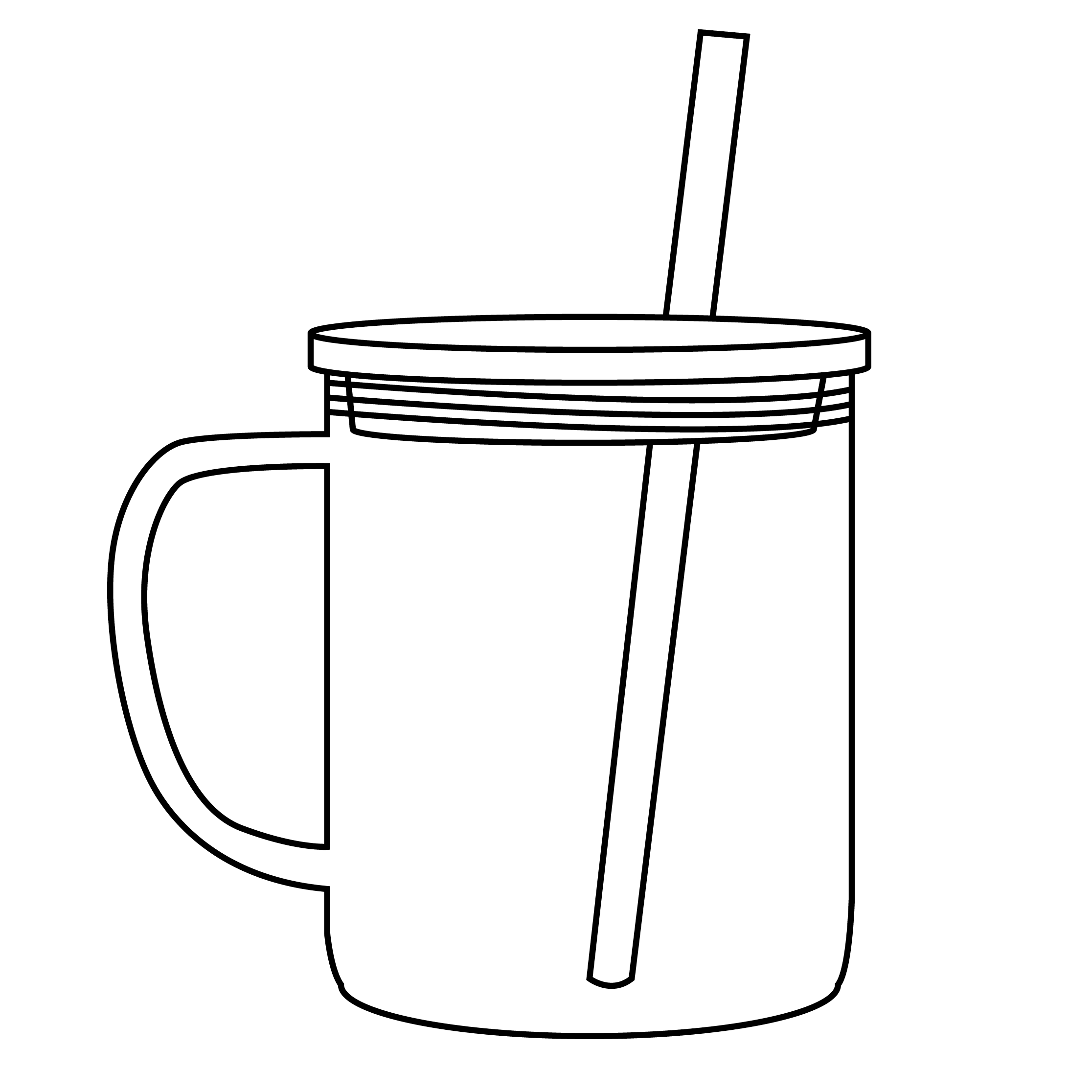 11OZ GLASS COFFEE MUG - CLEAR - Customizable