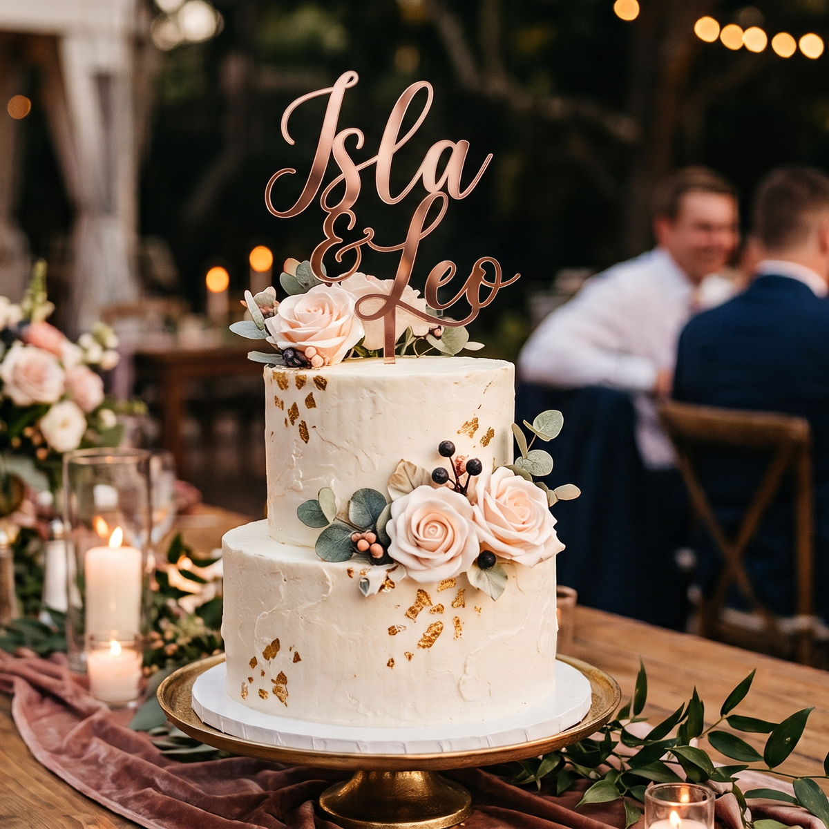 Personalized Acrylic Name Cake Topper | Custom Birthday Cake Topper | Laser Cut Cake Decoration